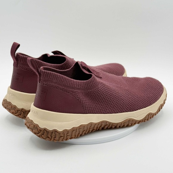 L.L.BEAN Day Venture Knit Slip On Comfort Sneakers‎ Size 9.5 Womens Burgundy - Picture 5 of 8